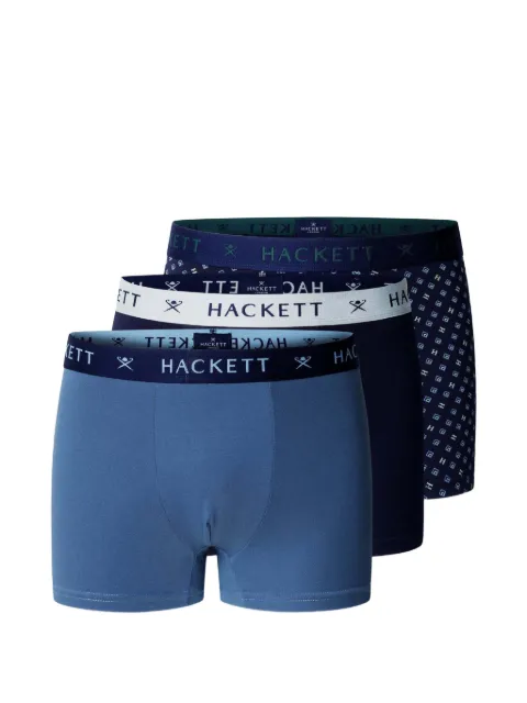 Hackett London logo-waistband boxers (set of three)