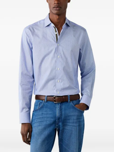 Hackett London camisa de fil coupé con rayas Bengal