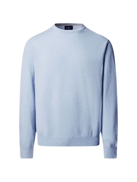 Hackett London elbow-patch V-neck knit