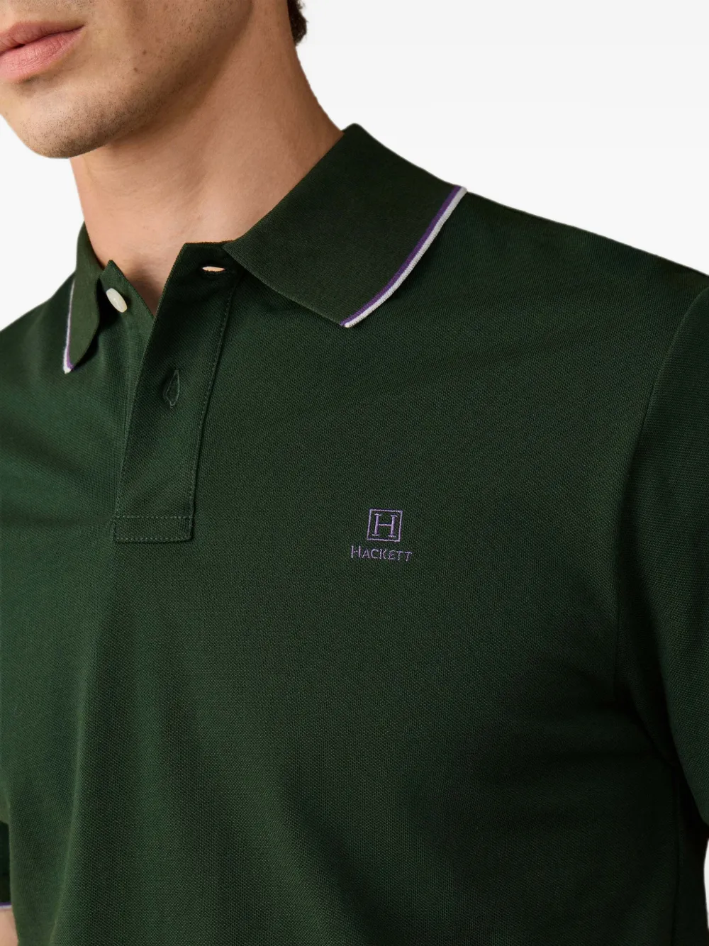 Hackett London Poloshirt met korte mouwen Groen