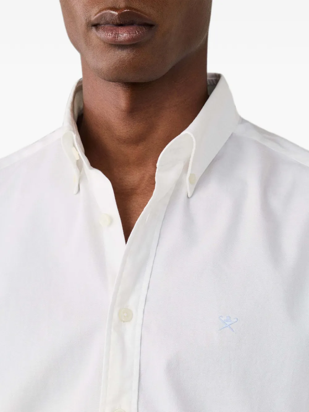Hackett London Oxford overhemd Wit