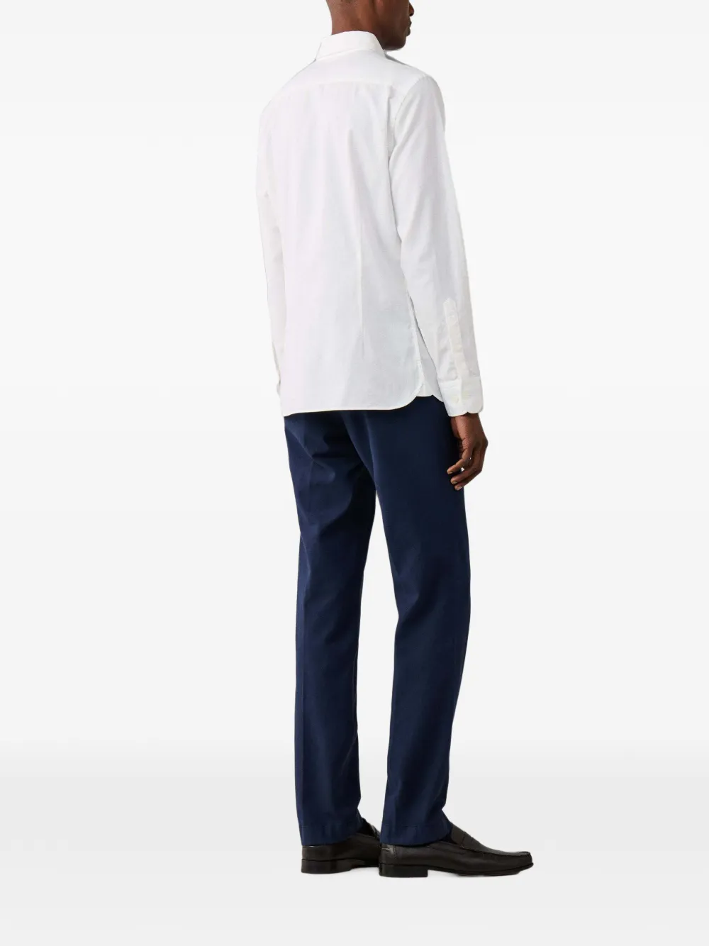 Hackett London Oxford overhemd Wit