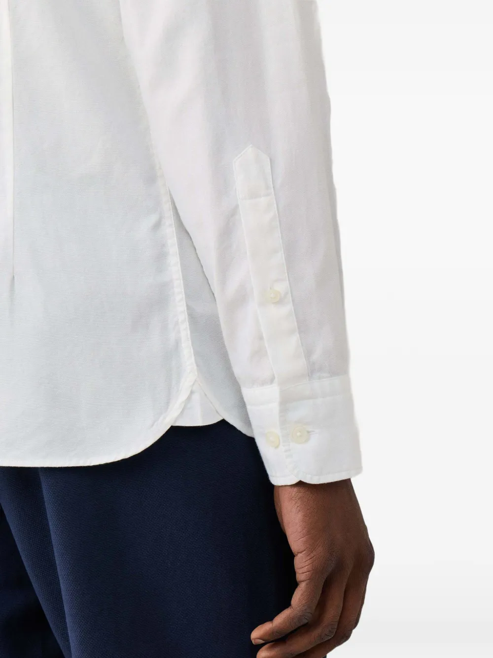 Hackett London Oxford overhemd Wit