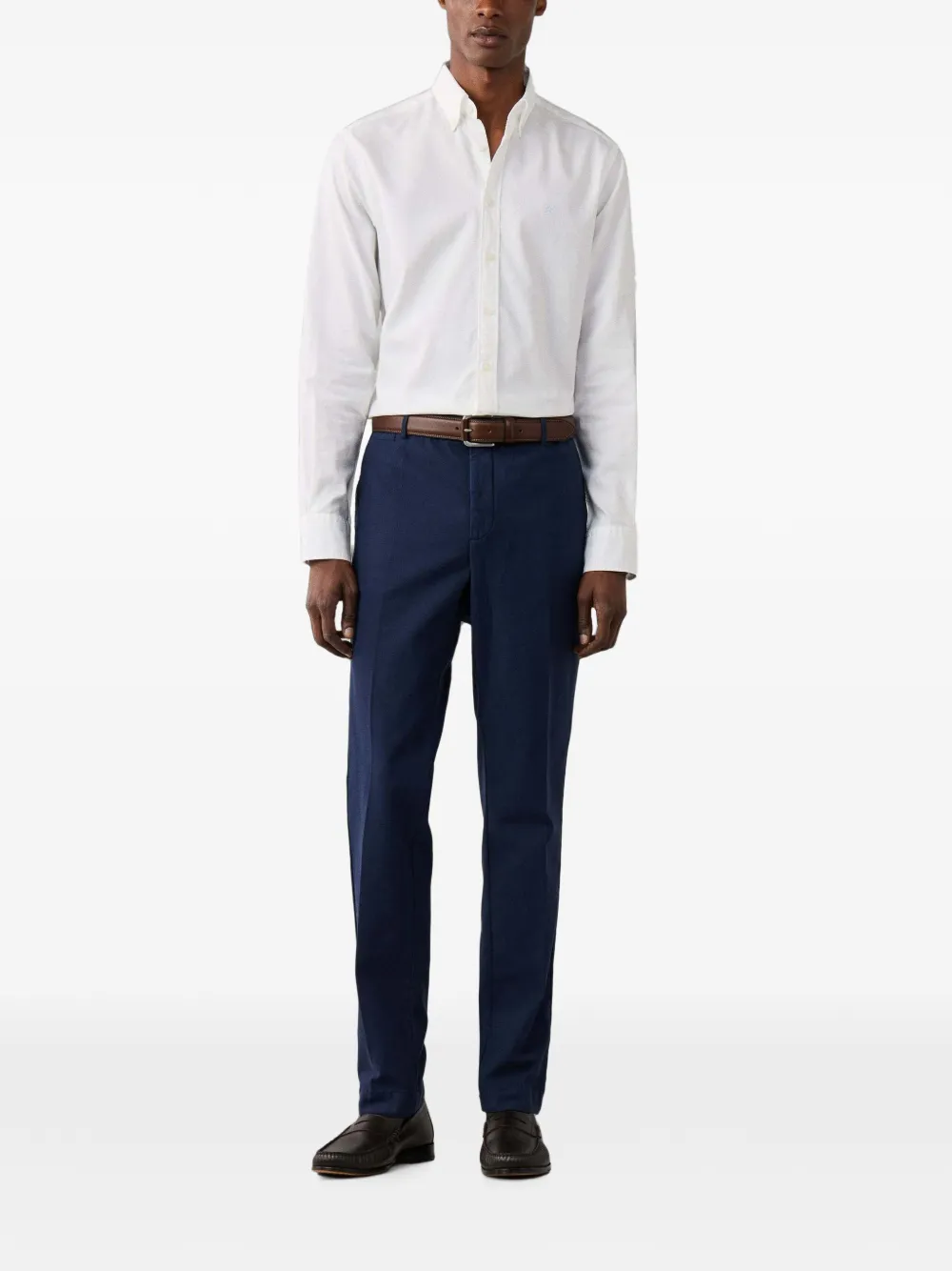 Hackett London Oxford overhemd Wit