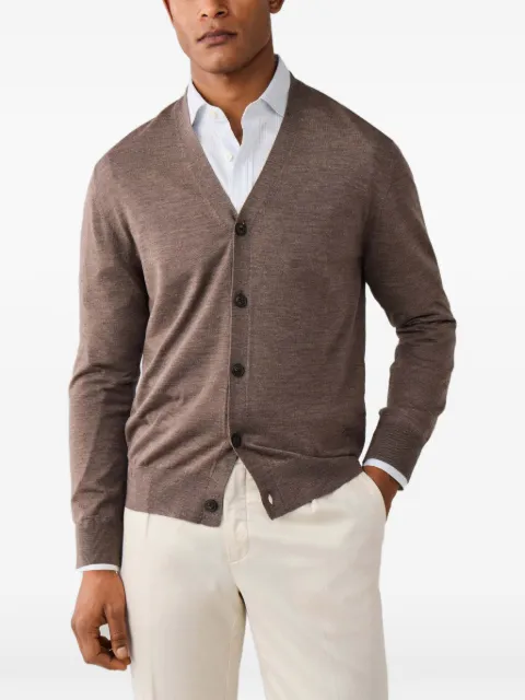 Hackett London merino wool cardigan