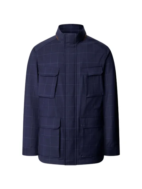 Hackett London Velo-Speed 窗格纹夹克