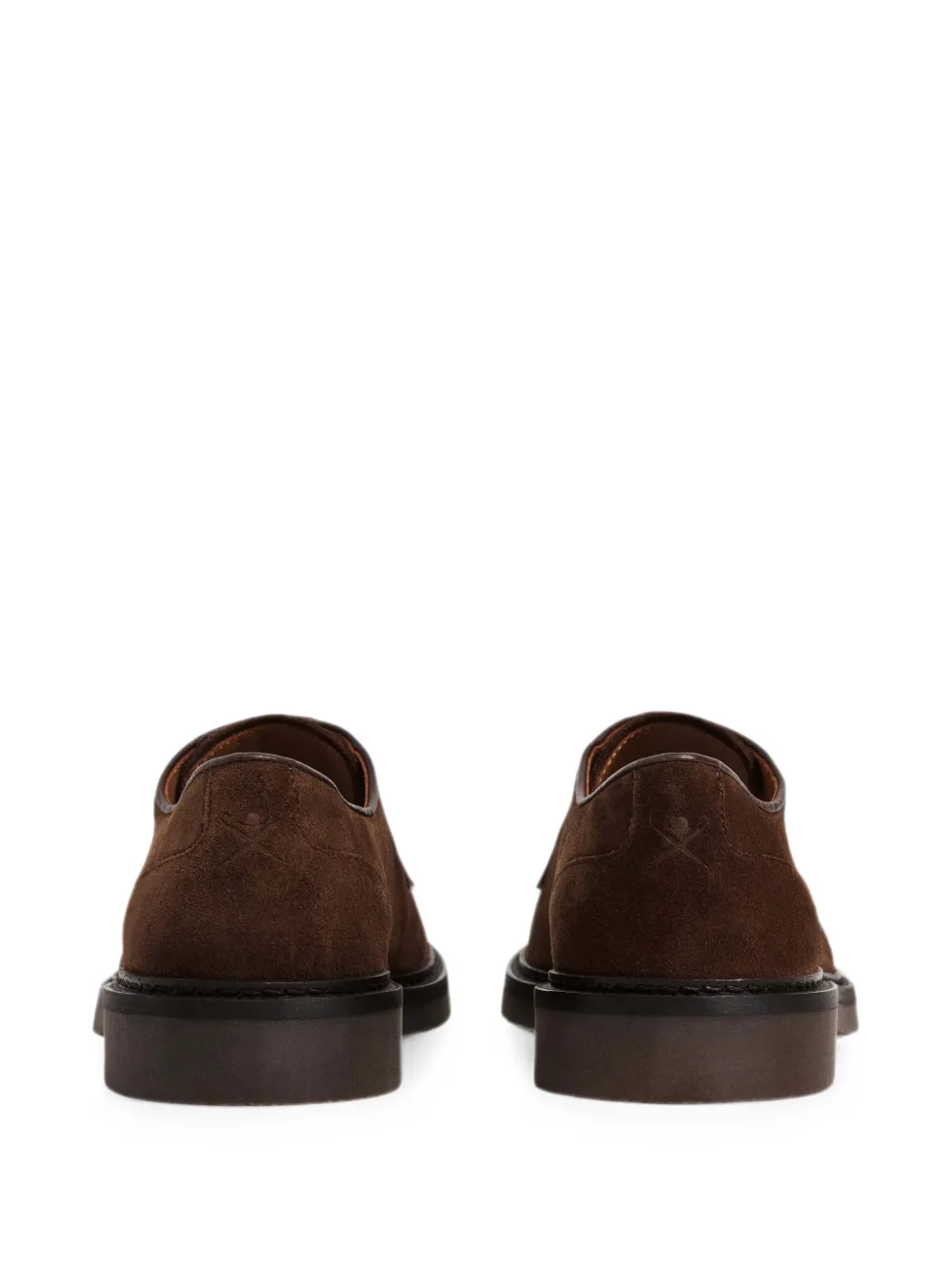 Hackett London Elsted Blucher suède veterschoenen Bruin