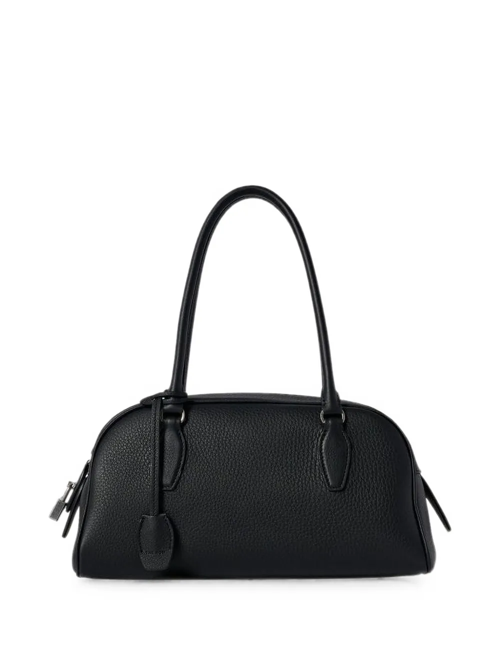 The Row small India grained-leather tote bag - Black