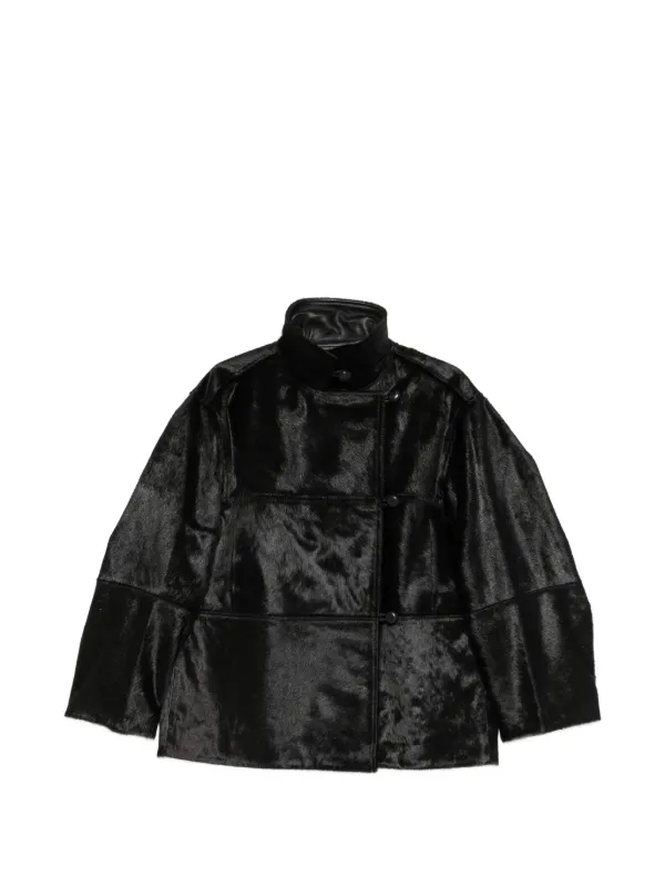 Róhe Pony-hair Jacket in Black