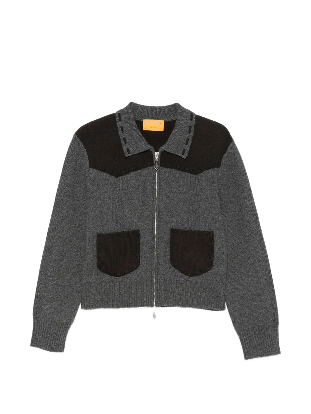 Guest In Residence Saddle Up zip-up cardigan