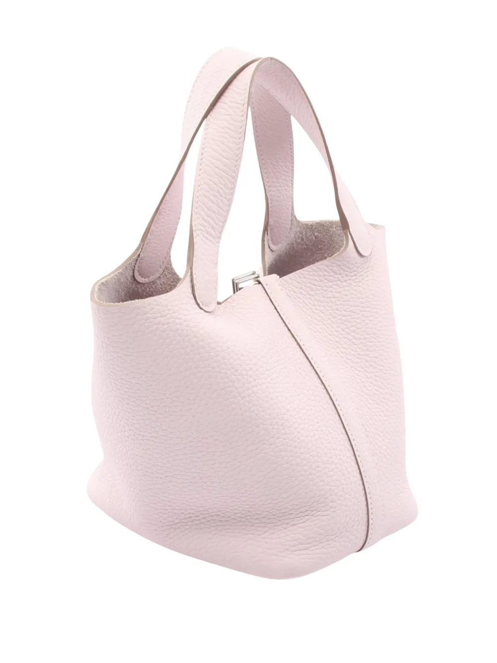 Hermès Pre-owned 2024 Clemence Picotin Lock 18 Handbag in Pink, view 3