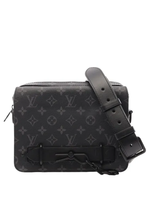 Louis Vuitton Pre-Owned bandolera Steamer Messenger con motivo Monogram Eclipse 2021-2026