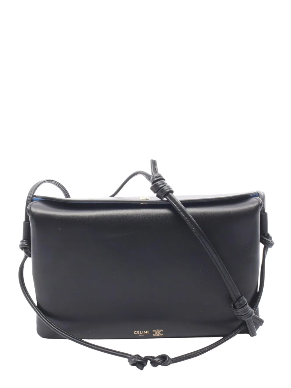 Celine Pre-Owned 2010-2026 Leather Trio Flap shoulder bag - Black