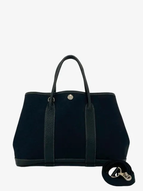 Hermès Pre-Owned 2000-2026 トワル&ネゴンダ ガーデンパーティー TPM ハンドバッグ