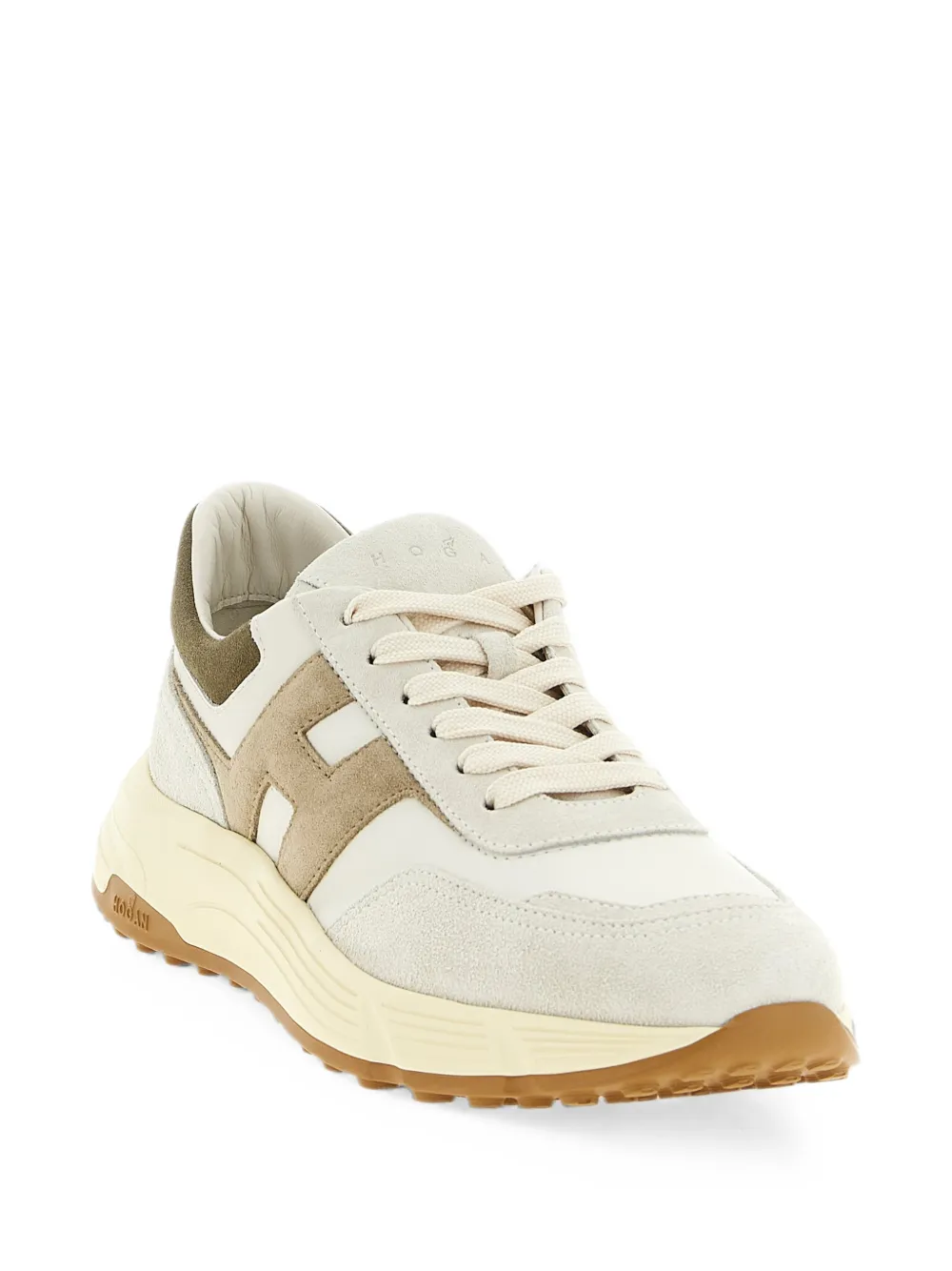 Hogan Hyperlight logo-patch sneakers Beige