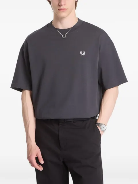 Fred Perry Laurel Wreath logo-embroidered T-shirt