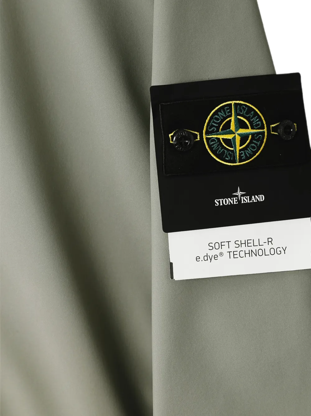 Stone Island Q100004 Soft Shell-R_E.DYE jack Groen