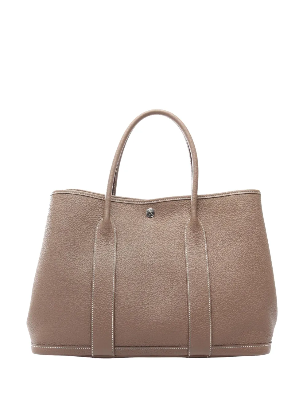 Hermès Pre-Owned Borsa tote Garden Party 36 in pelle Negonda 2019 - Marrone