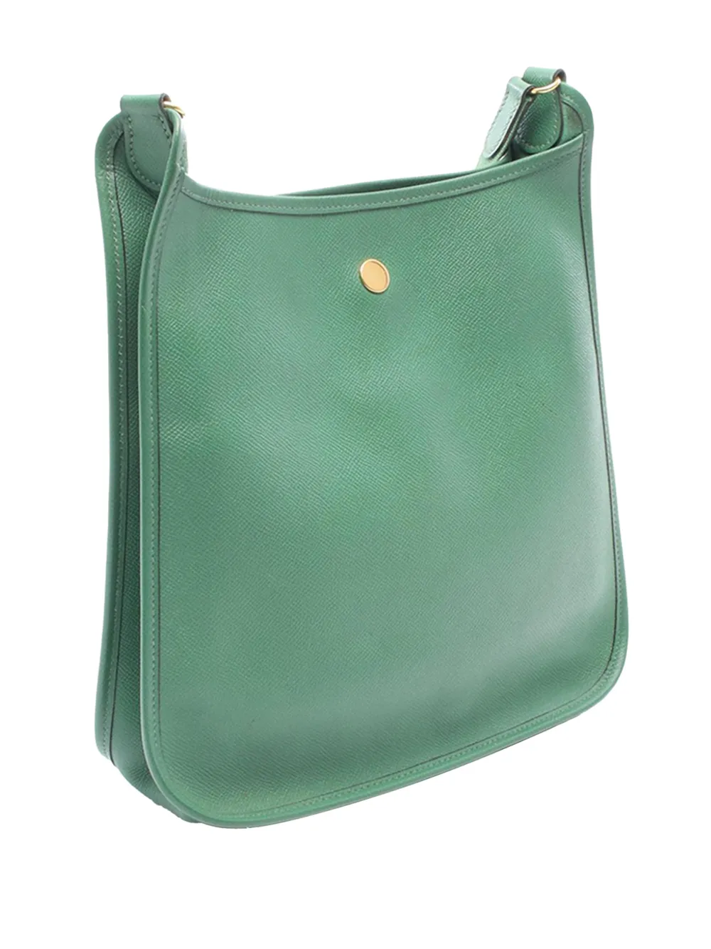 Hermès Pre-owned 1997 Courchevel Vespa PM Crossbody Bag in Green, view 3