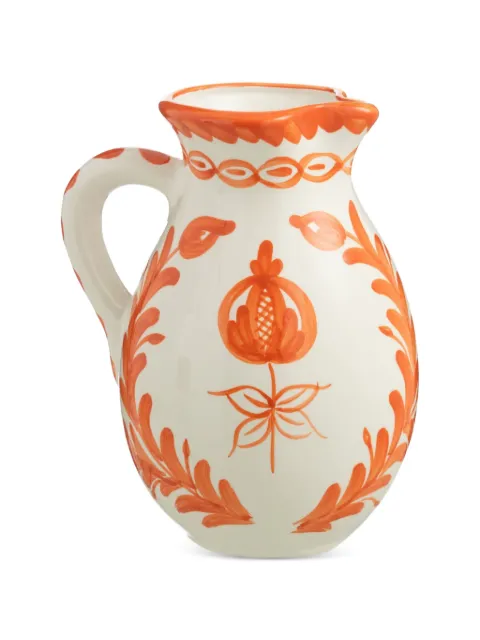 J-LINE Granada Krug mit Blumenprint