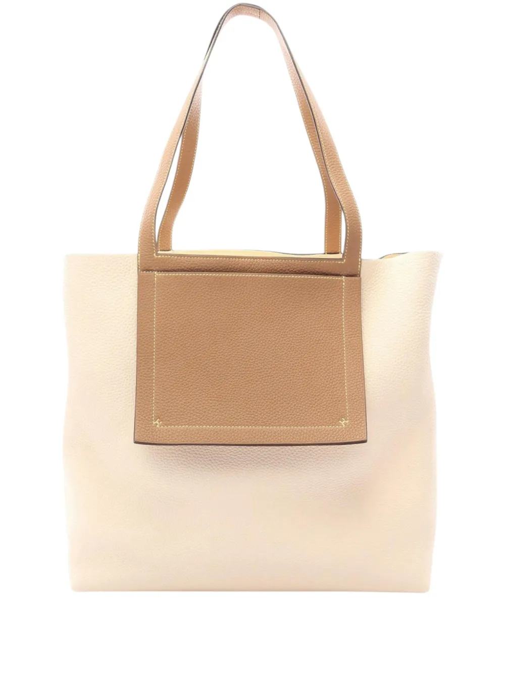 Hermès Pre-Owned 2021 Clemence Cabasellier Tote Bag 46cm - Nude