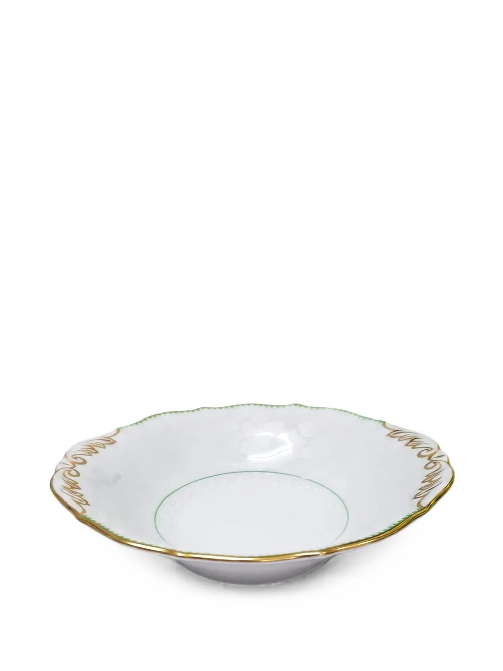 GINORI 1735 Museo gold-trimmed bowl - Weiß