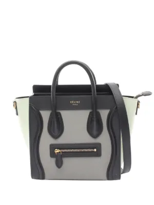 Celine Pre-Owned Luggage ハンドバッグ マイクロ | ブラウン