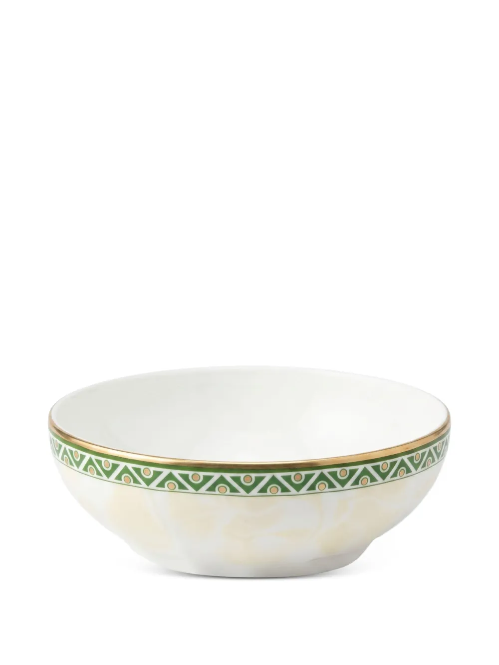 GINORI 1735 Duchessa geometric-print bowl - Weiß