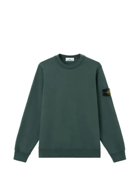 Stone Island 6100060 organic cotton fleece sweatshirt