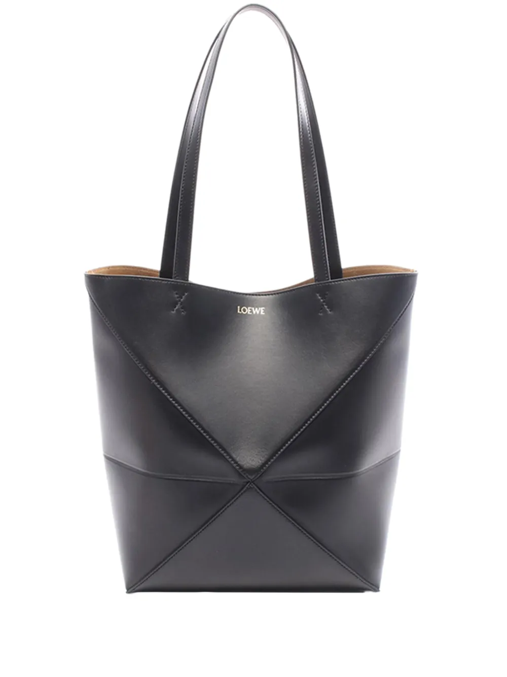 Loewe Pre-Owned 2010-2026 mittelgroßer Puzzle Fold Tote Bag - Schwarz