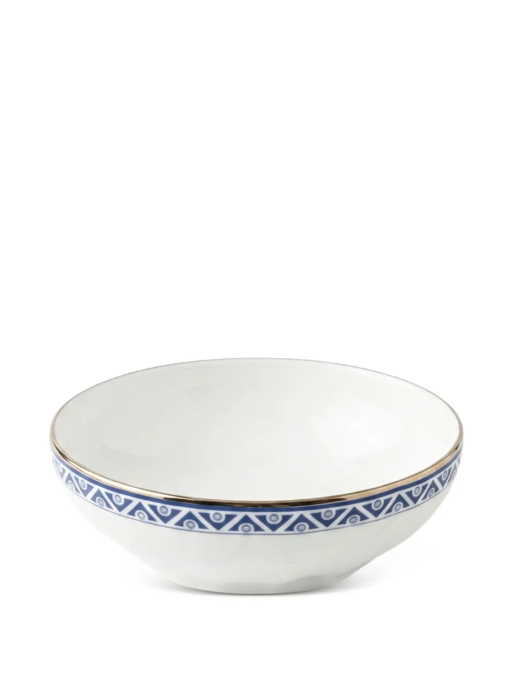GINORI 1735 Duchessa geometric-print bowl - Weiß