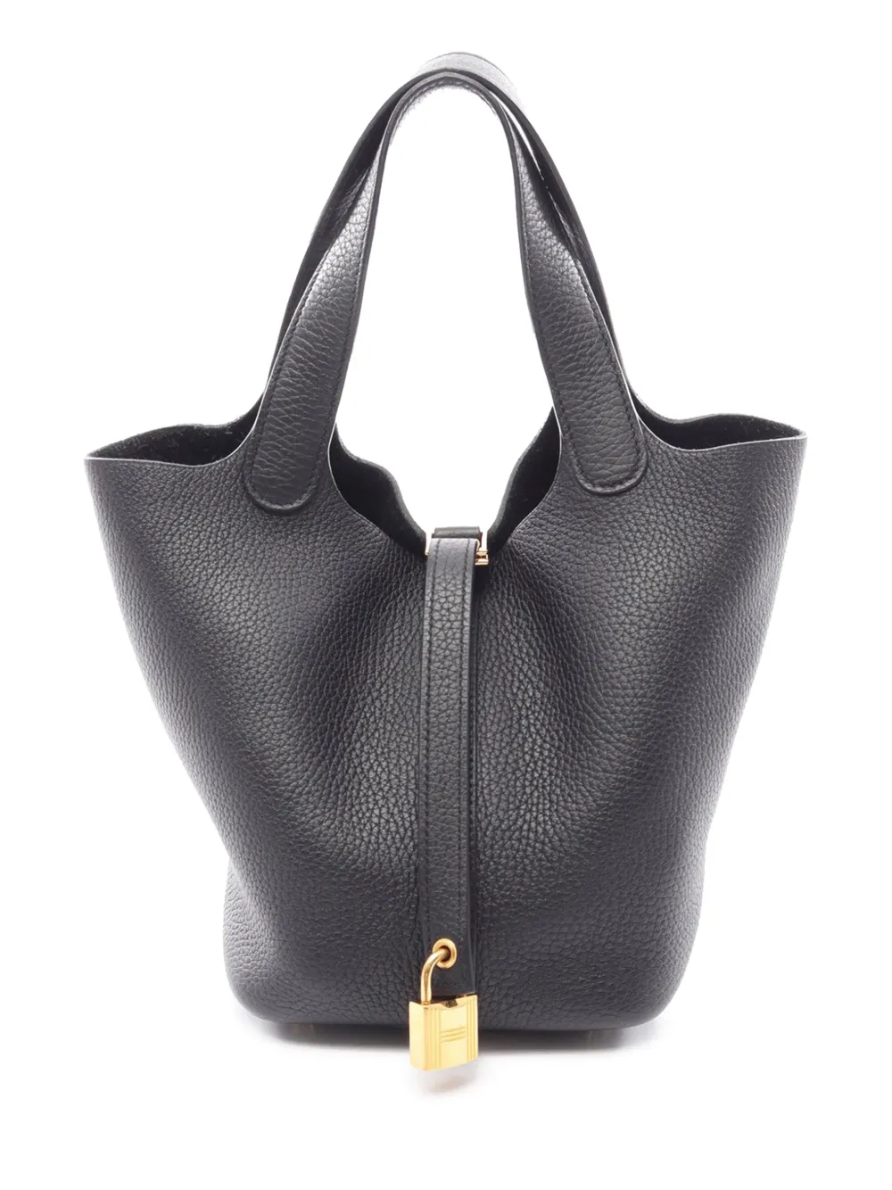 Hermès Pre-Owned 2021 Clemence Picotin Lock Handtasche 18cm - Schwarz