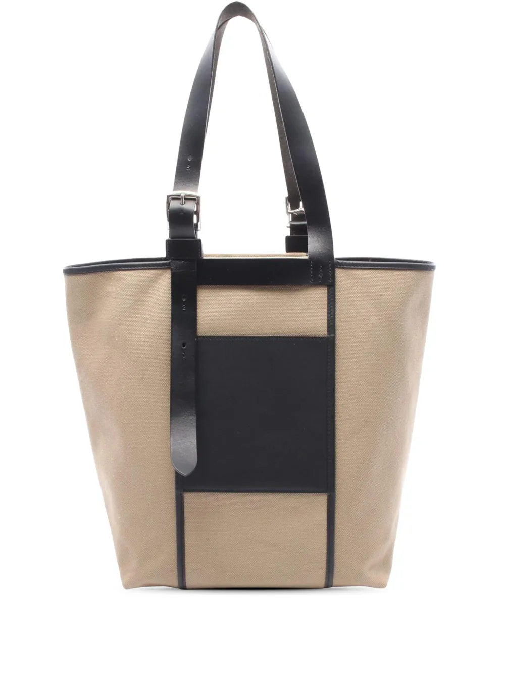 Hermès Pre-Owned 2024 Toile Etriviere Pocket Tote Bag 27cm - Nude