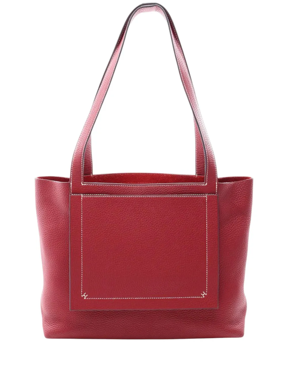 Hermès Pre-Owned 2021 Clemence Cabasellier Tote Bag 31cm - Rot