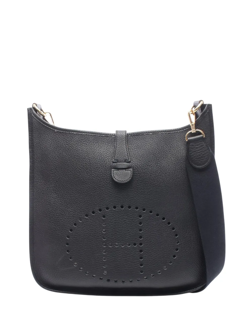 Hermès Pre-Owned 2003 Clemence Evelyne Umhängetasche 33cm - Schwarz