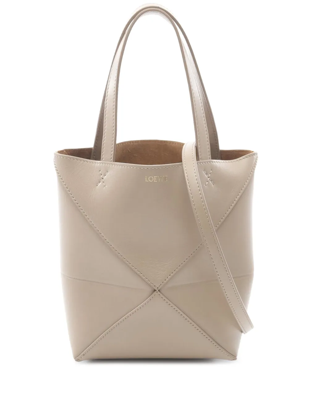 Loewe Pre-Owned 2010-2026 mini Puzzle Satchel-Tasche - Nude