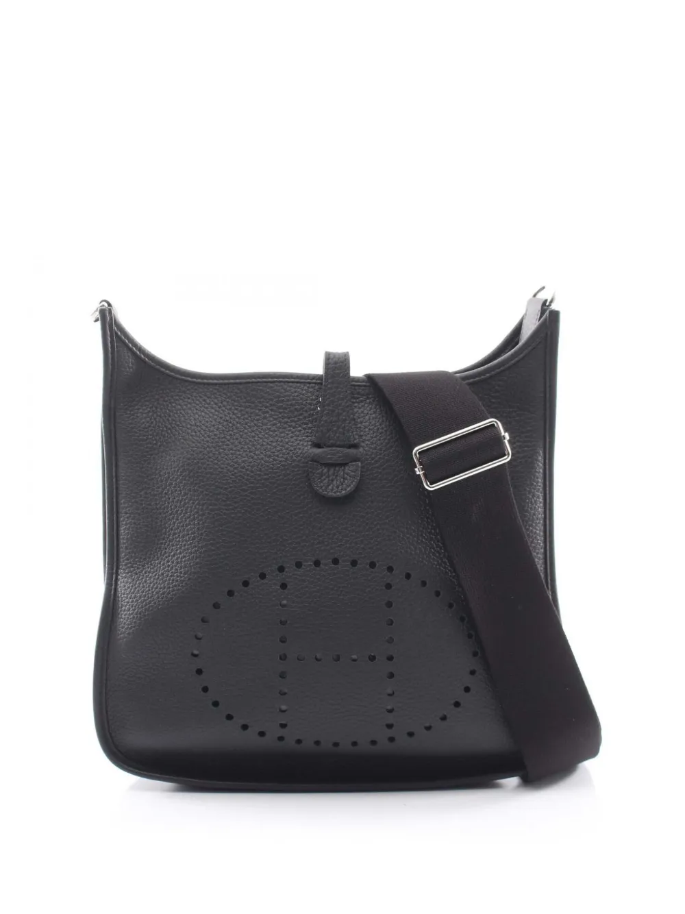 Hermès Pre-Owned 2024 Clemence Evelyne III Umhängetasche 29cm - Schwarz