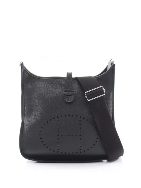 Hermès Pre-owned 2024 Clemence Evelyne III 29 Crossbody Bag in Black