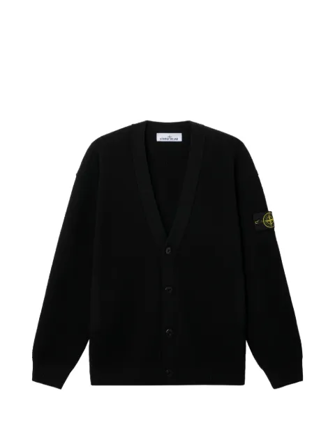 Stone Island cárdigan con botones y logo