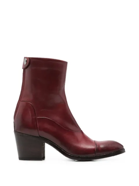 Alberto Fasciani rear-zip ankle boots