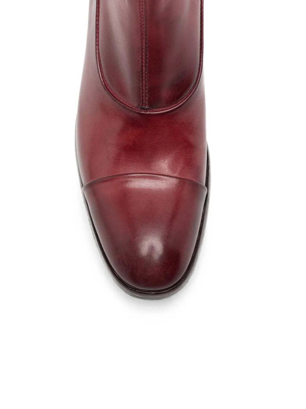 Alberto Fasciani rear-zip ankle boots Rood