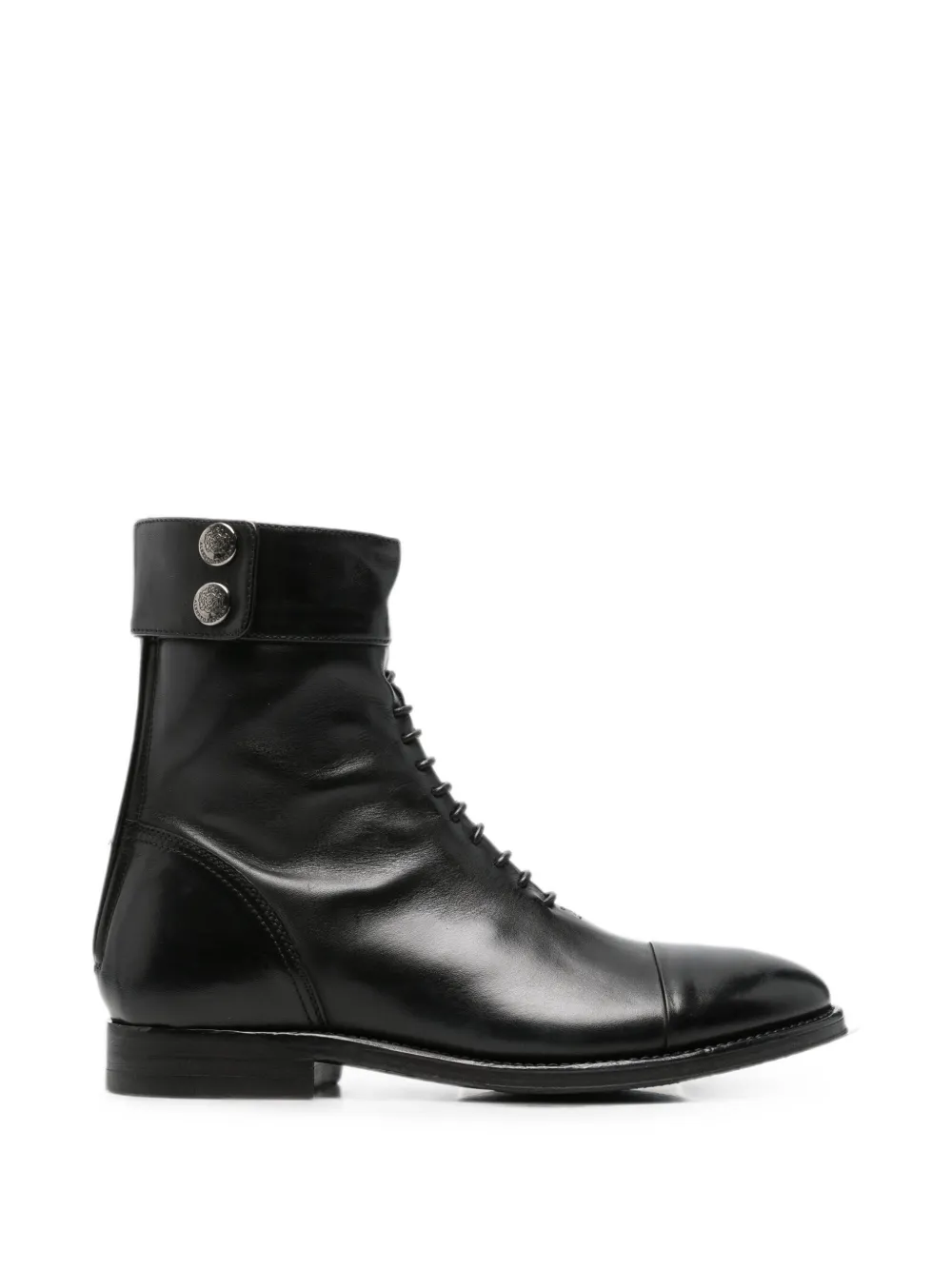 Alberto Fasciani lace-up button-detail boots Zwart