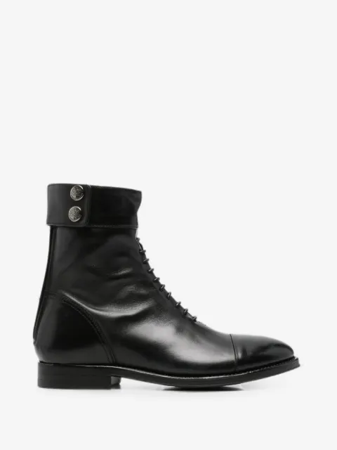 Alberto Fasciani lace-up button-detail boots