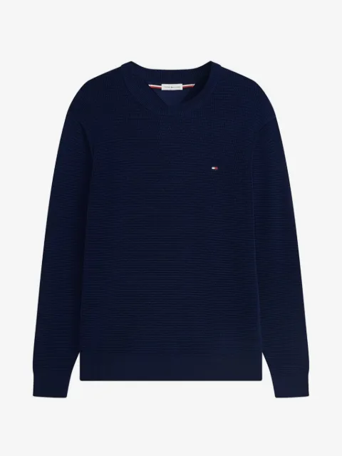 Tommy Hilfiger logo-embroidered sweater