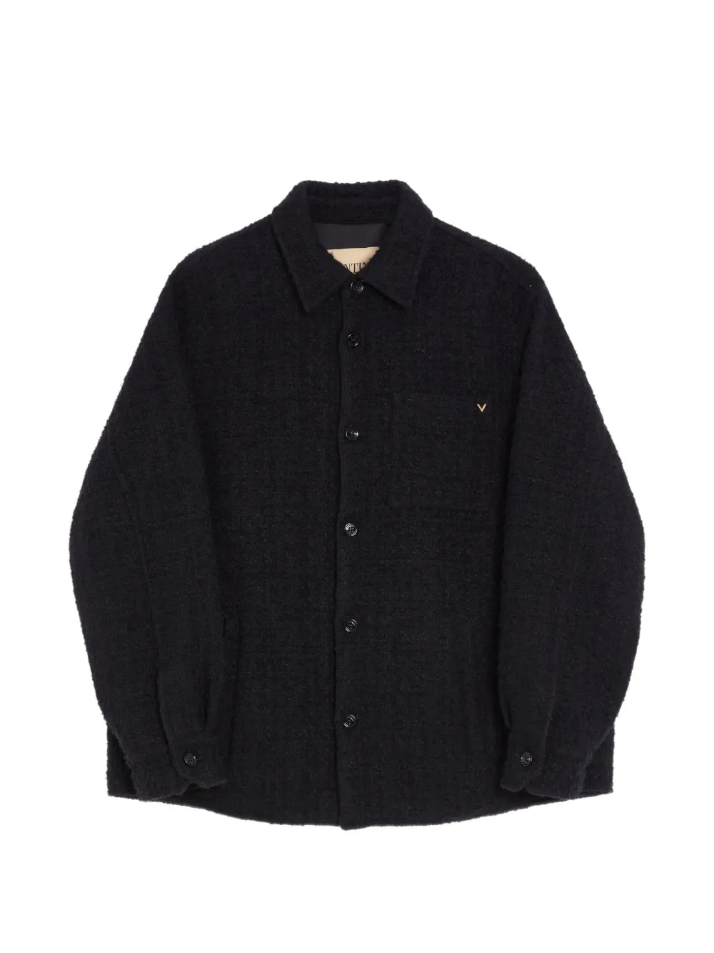 Valentino Garavani VLogo bouclé jacket - Nero