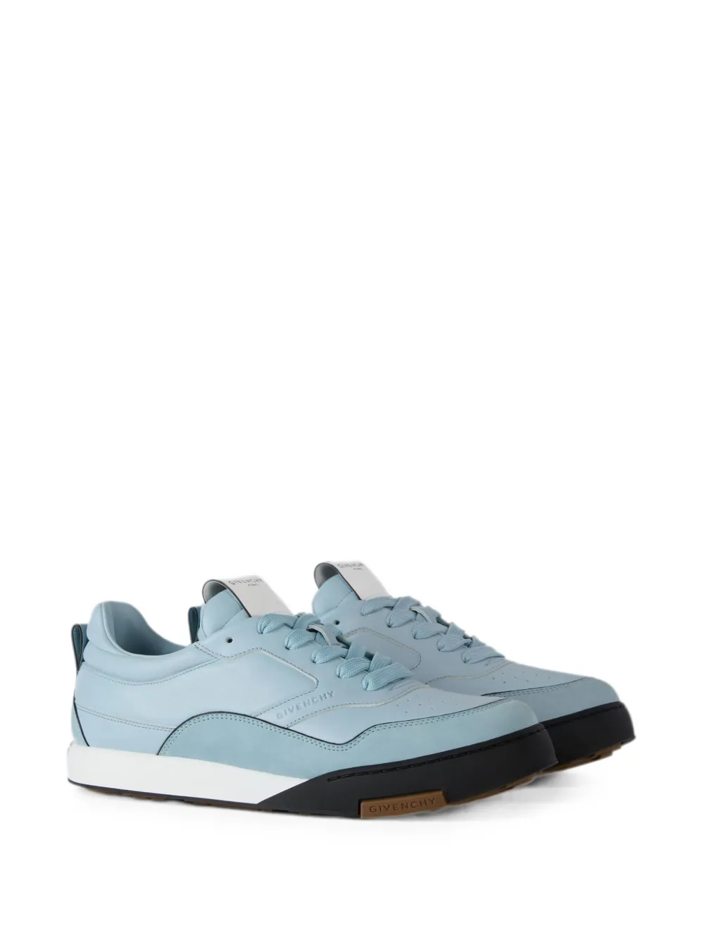 Givenchy Yard leather panelled sneakers Blauw