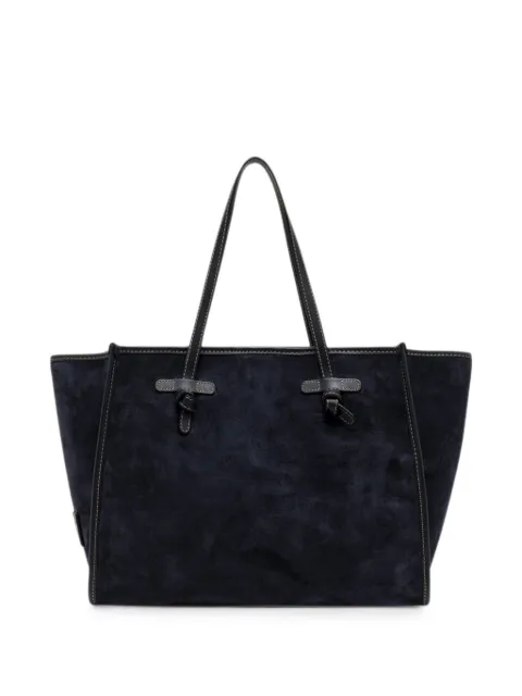GIANNI CHIARINI Marcella suede tote bag