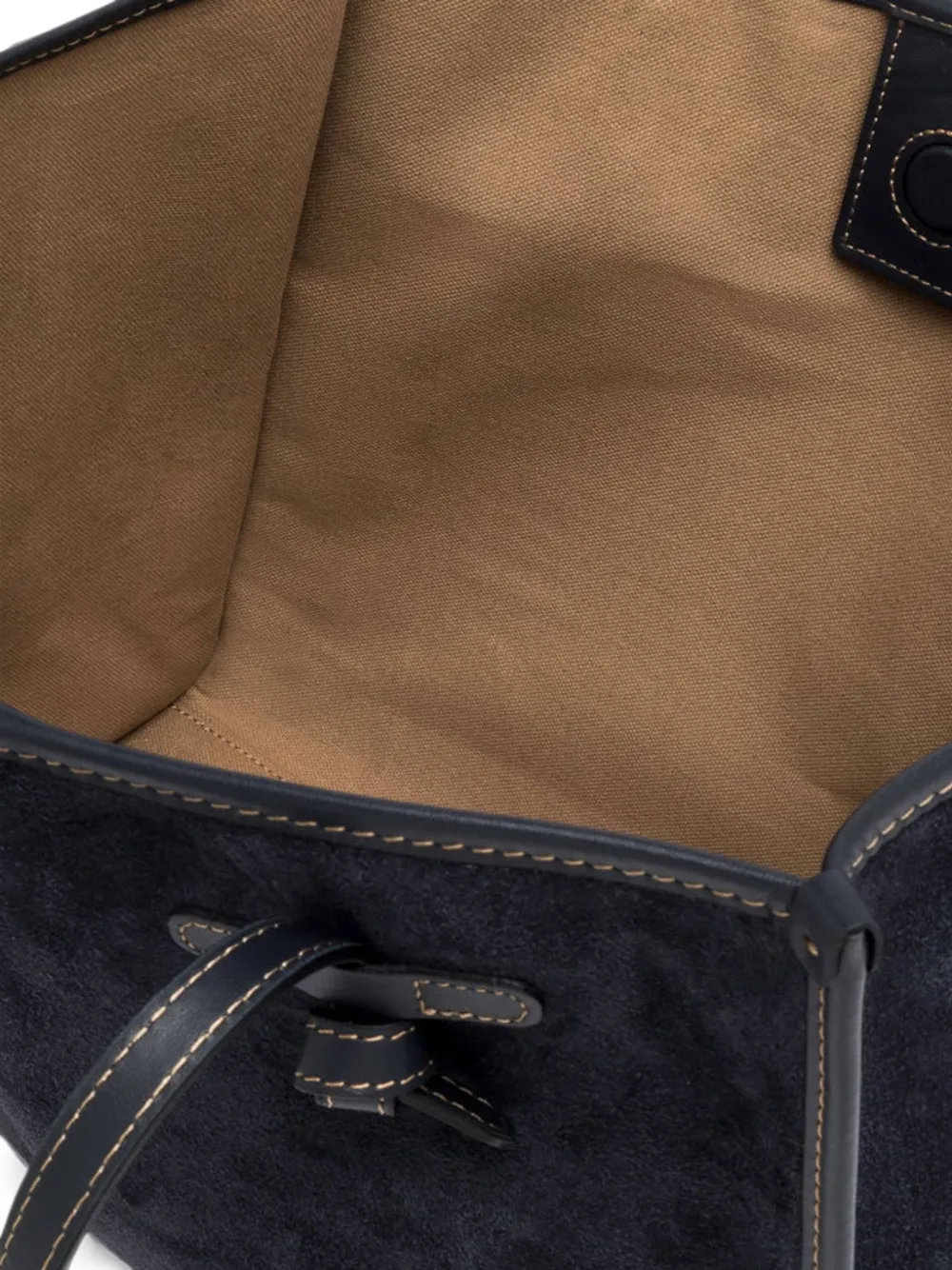 GIANNI CHIARINI Marcella suède shopper Blauw