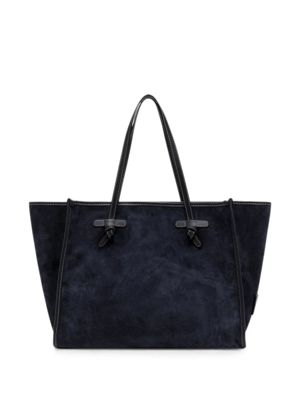GIANNI CHIARINI Marcella suède shopper Blauw