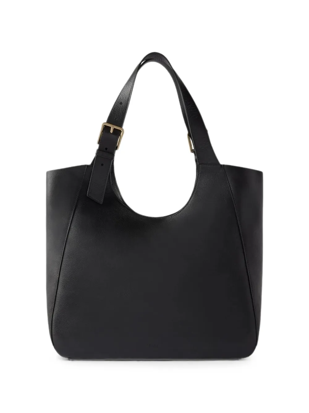 Furla large Dora buckle-detail leather tote bag - Black